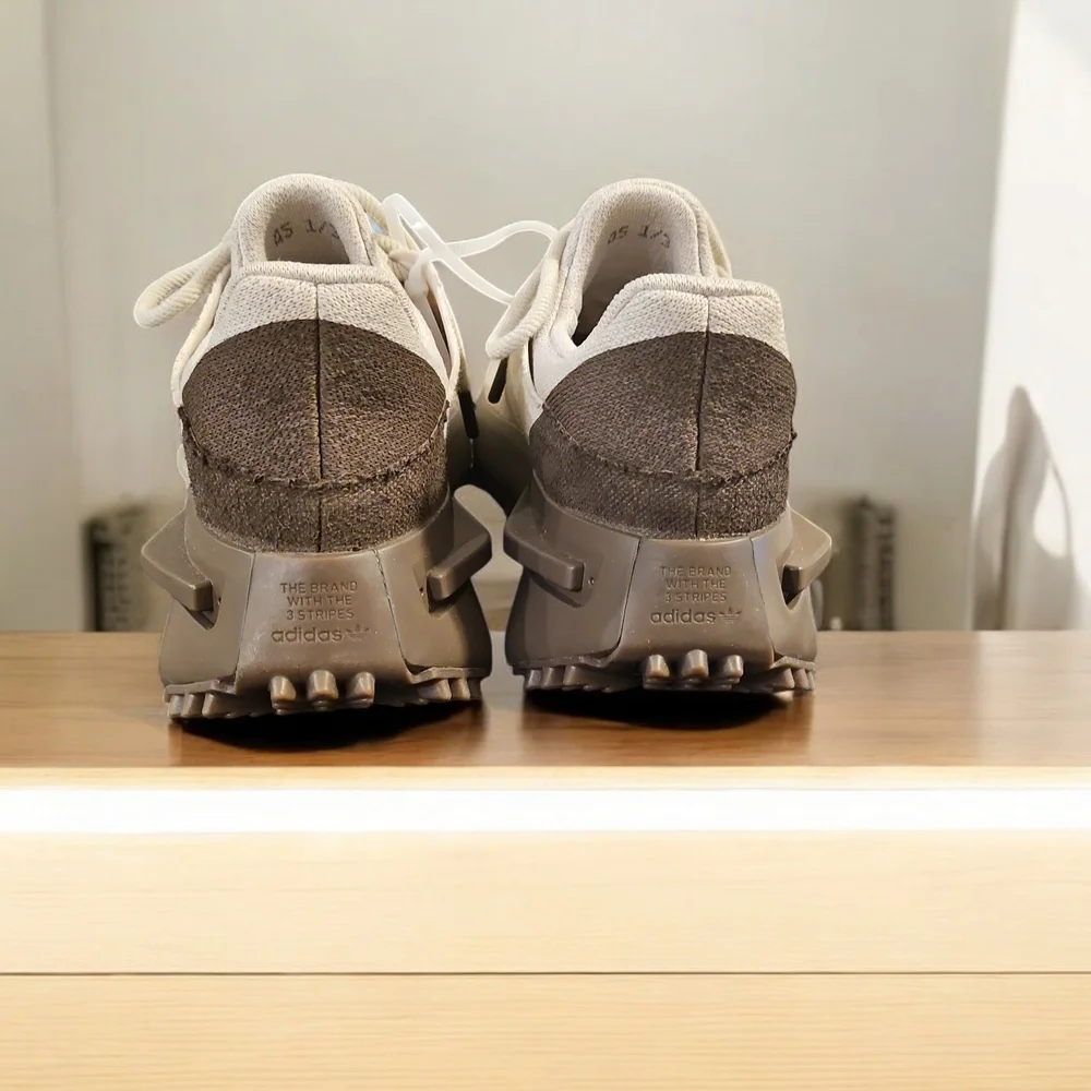Adidas NMD S1 MAHBS Pharrell Humanrace Beige/Brown/Tan Sneakers - Picture 8 of 9